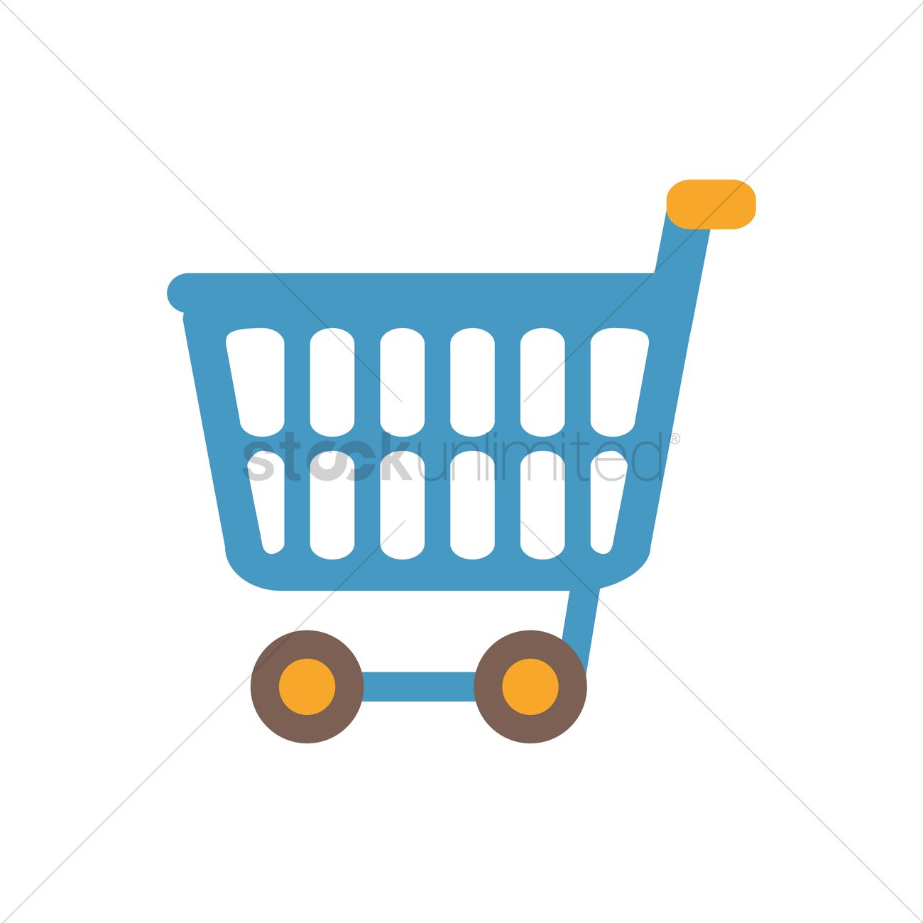 1300x1300 Free Shopping Cart Vector Image