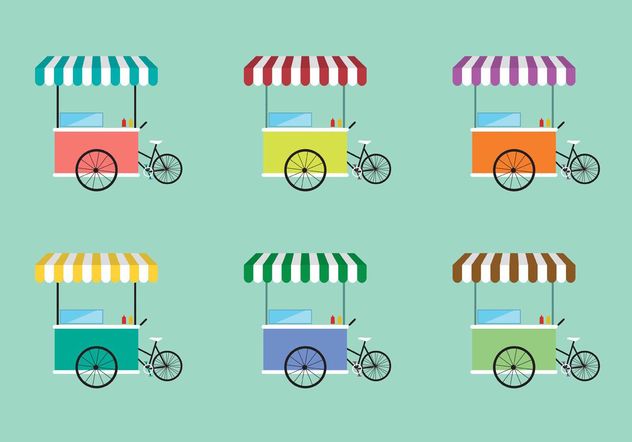 632x442 Vintage Food Cart Vectors Free Vector Download 150871 Cannypic
