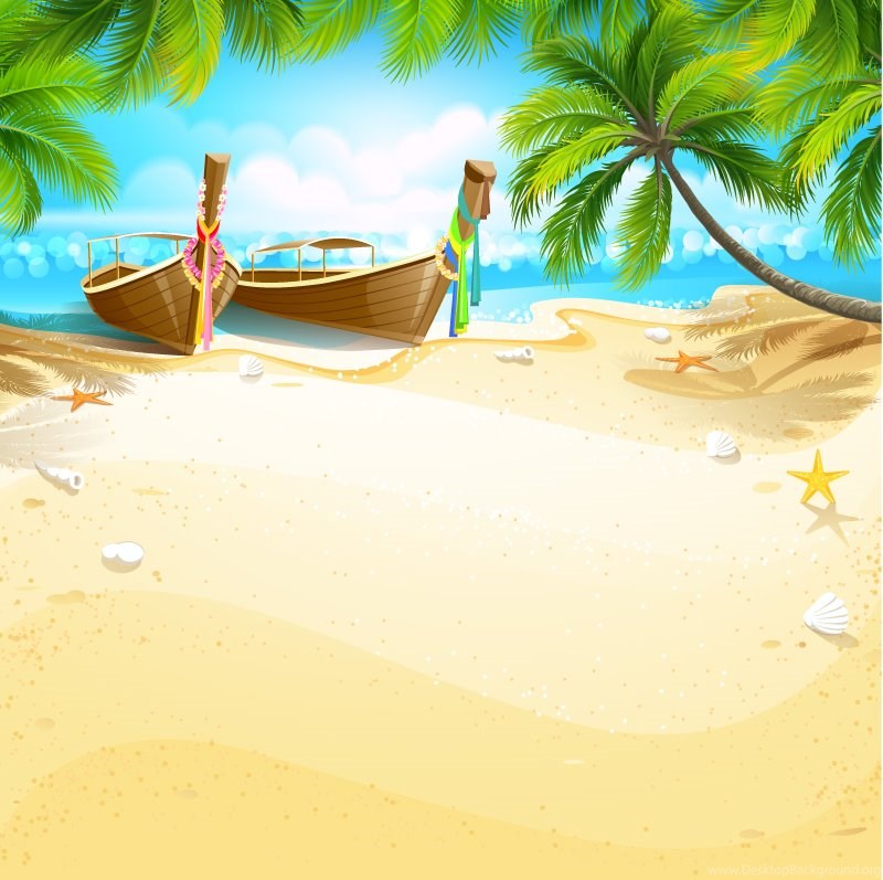 800x797 Cartoon Tropical Island Backgrounds Vector Material Cartoon