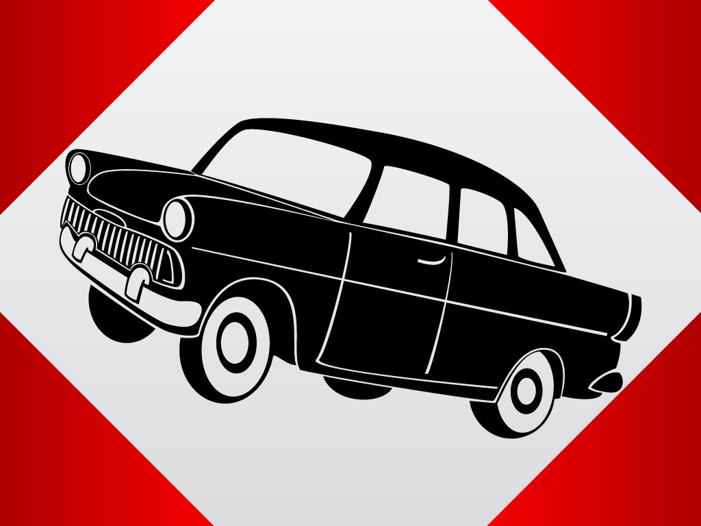 1024x768 Cartoon Car Vector