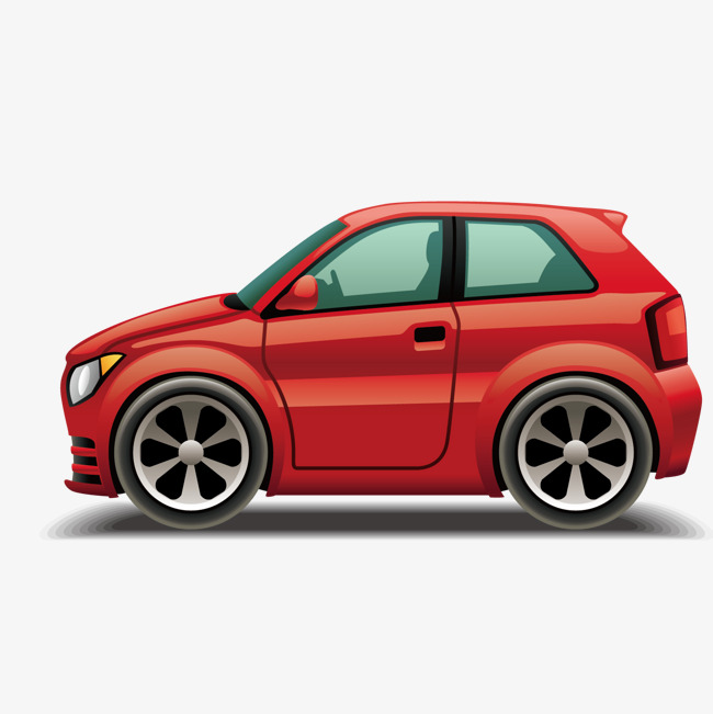650x651 Vector Red Cartoon Car Super Sports Car, Sports Car, Red Sports