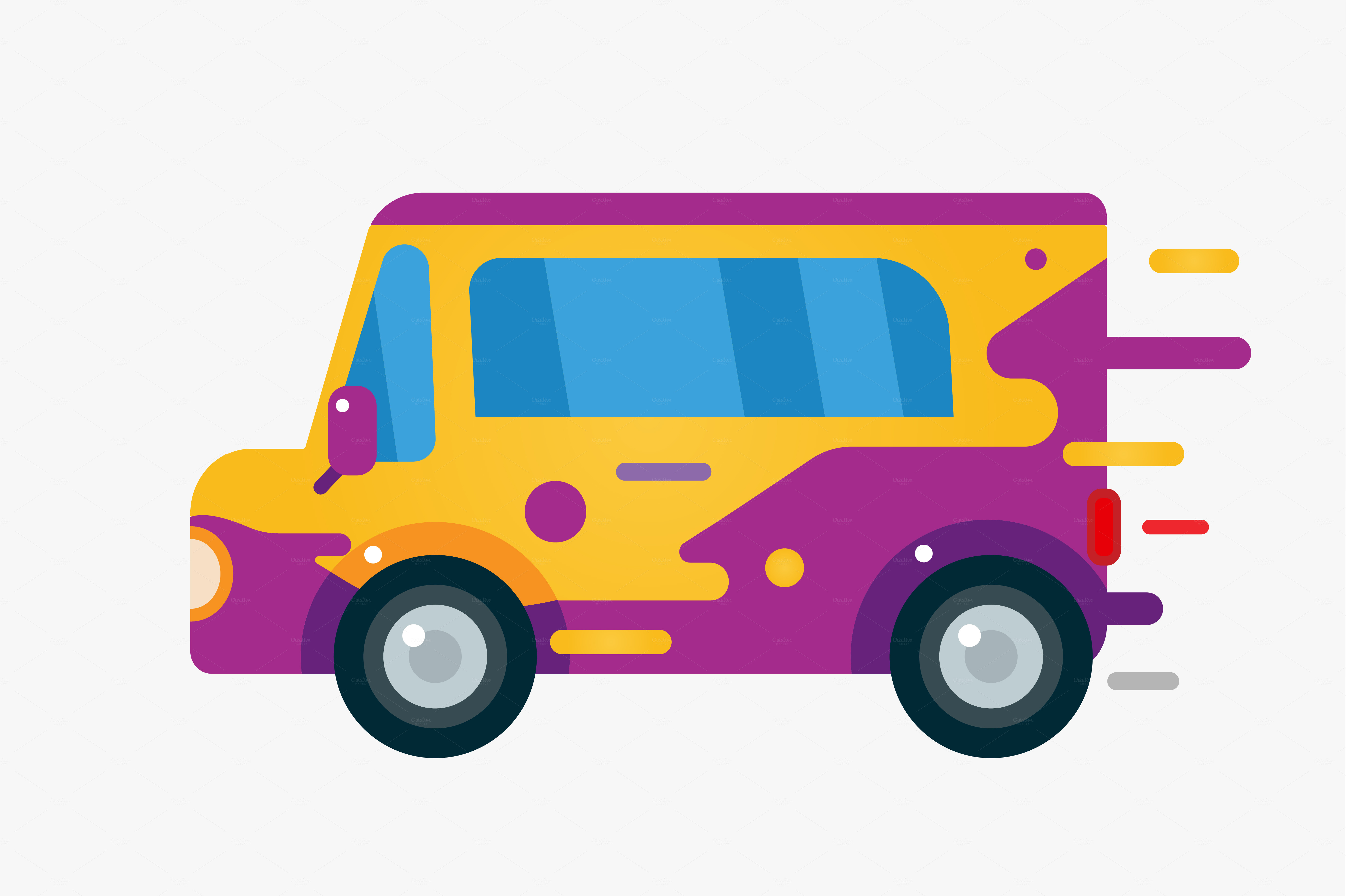 5501x3662 Vector Cartoon Car Icon Csra Food Truck Festival