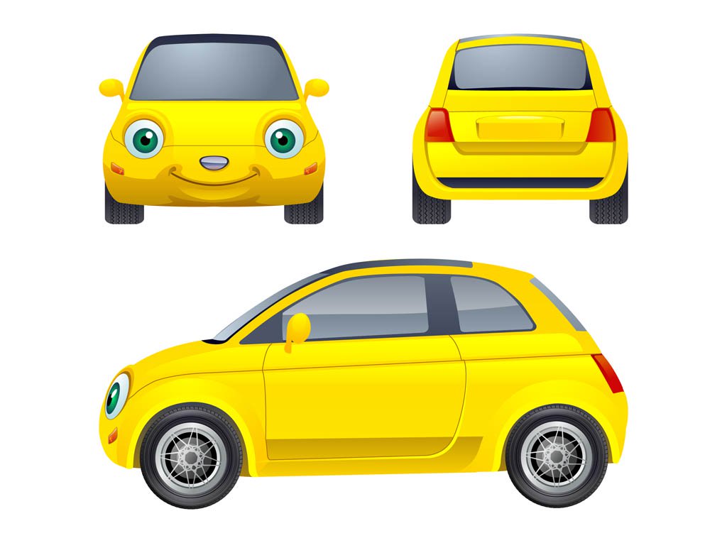 1024x765 Cartoon Car Character Vector Art Amp Graphics