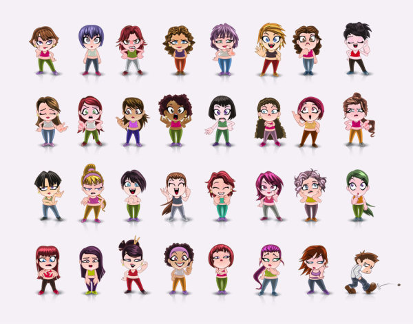 600x471 Cartoon Characters Vector Download Free Vectors Graphic Design