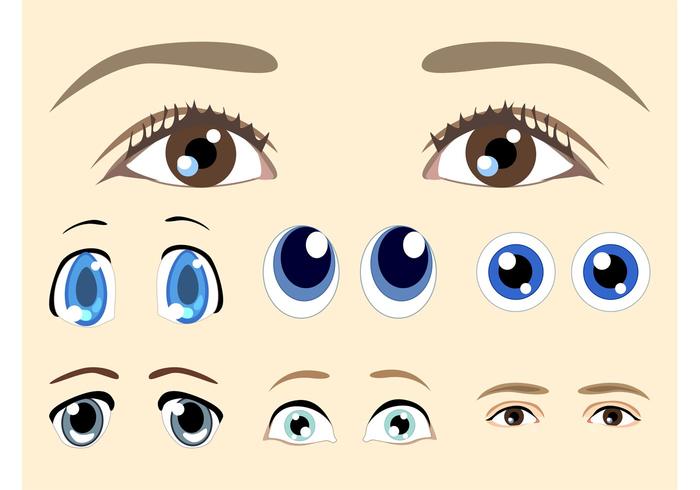 700x490 Eyes Vectors