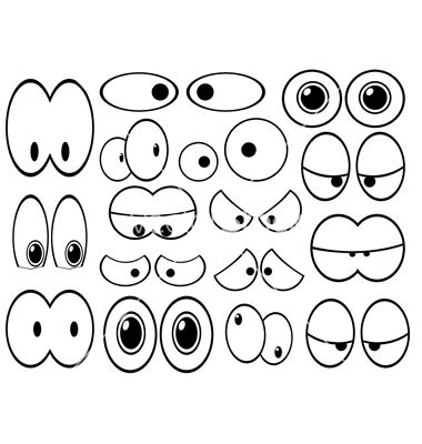 380x400 Cartoon Emotions Cartoon Eyes Vector 1053948