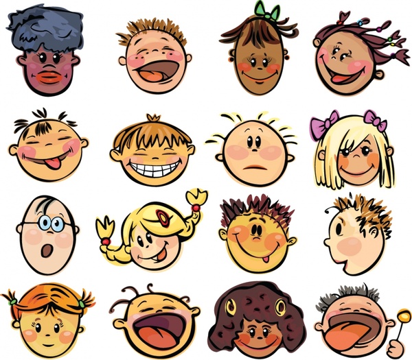 600x525 Cartoon Faces Vector Free Vector In Encapsulated Postscript Eps