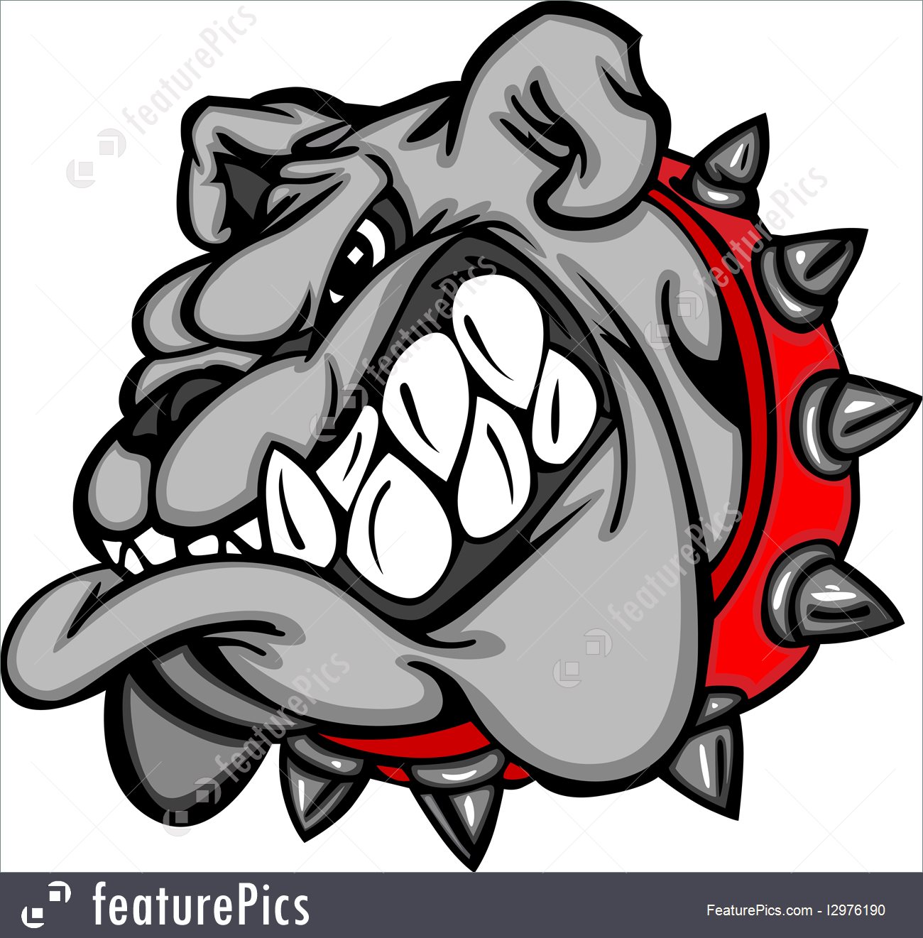 1300x1321 Pets Bulldog Cartoon Face Vector