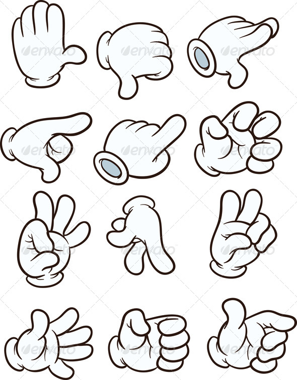 590x756 Cartoon Hands By Memoangeles Graphicriver