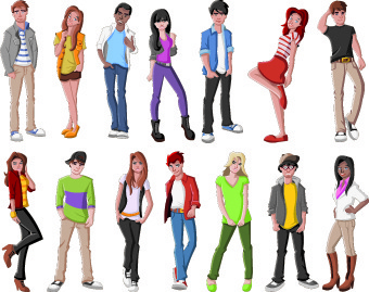 340x269 Cartoon People Free Vector Download (21,466 Free Vector) For