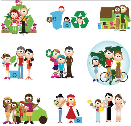 504x485 Cute Cartoon People Vector Ai Format Free Vector Download