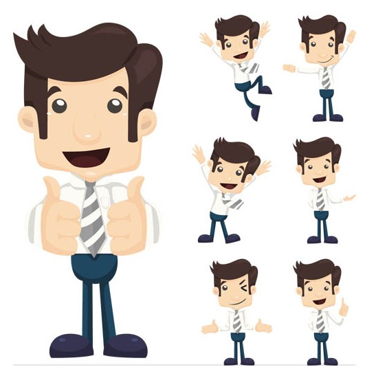 531x534 Working Cartoon People Vector Ai Format Free Vector Download