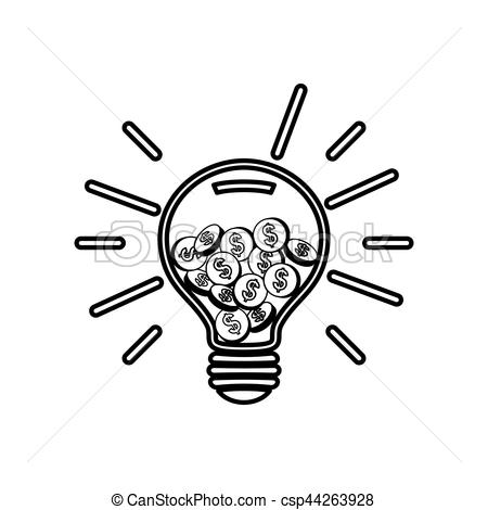 450x470 Coins Money Cash Icon Vector Illustration Graphic Design Vector