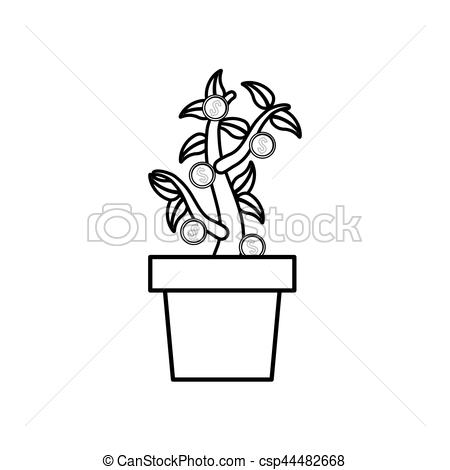 450x470 Coins Money Cash Icon Vector Illustration Graphic Design.