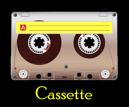 444x368 Vector Cassette Tape Free Vector Download (281 Free Vector) For