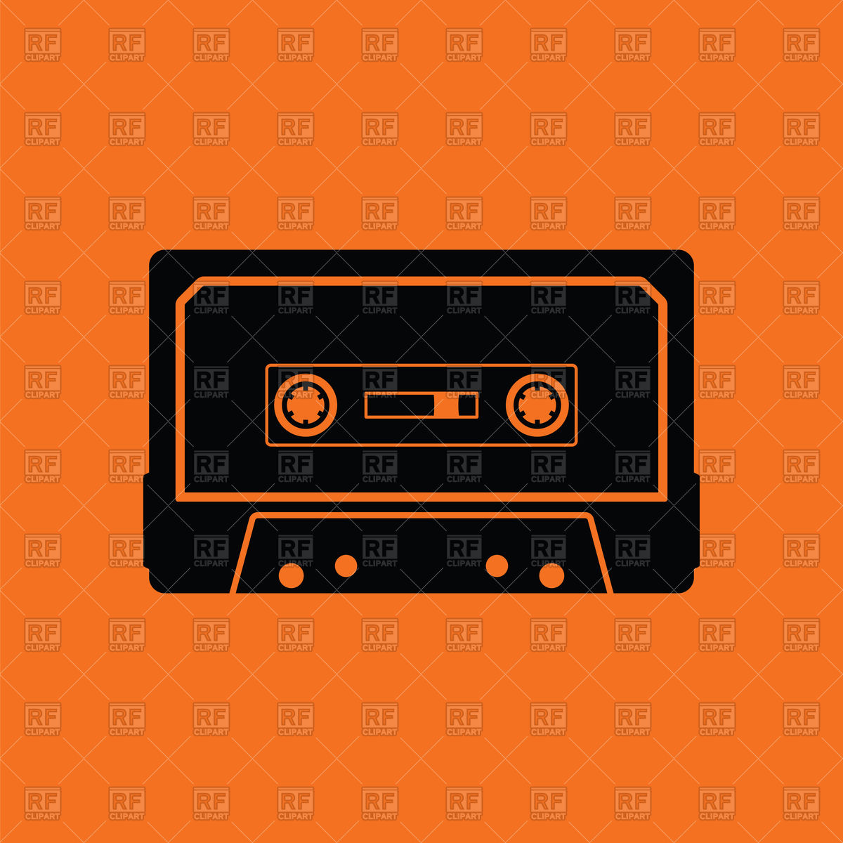 1200x1200 Audio Cassette Icon Vector Image Vector Artwork Of Signs