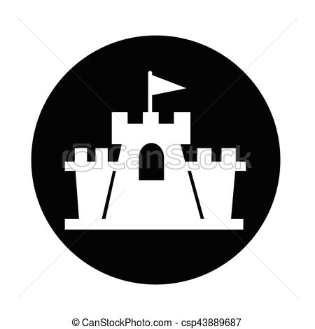 450x470 Castle Icon Vector