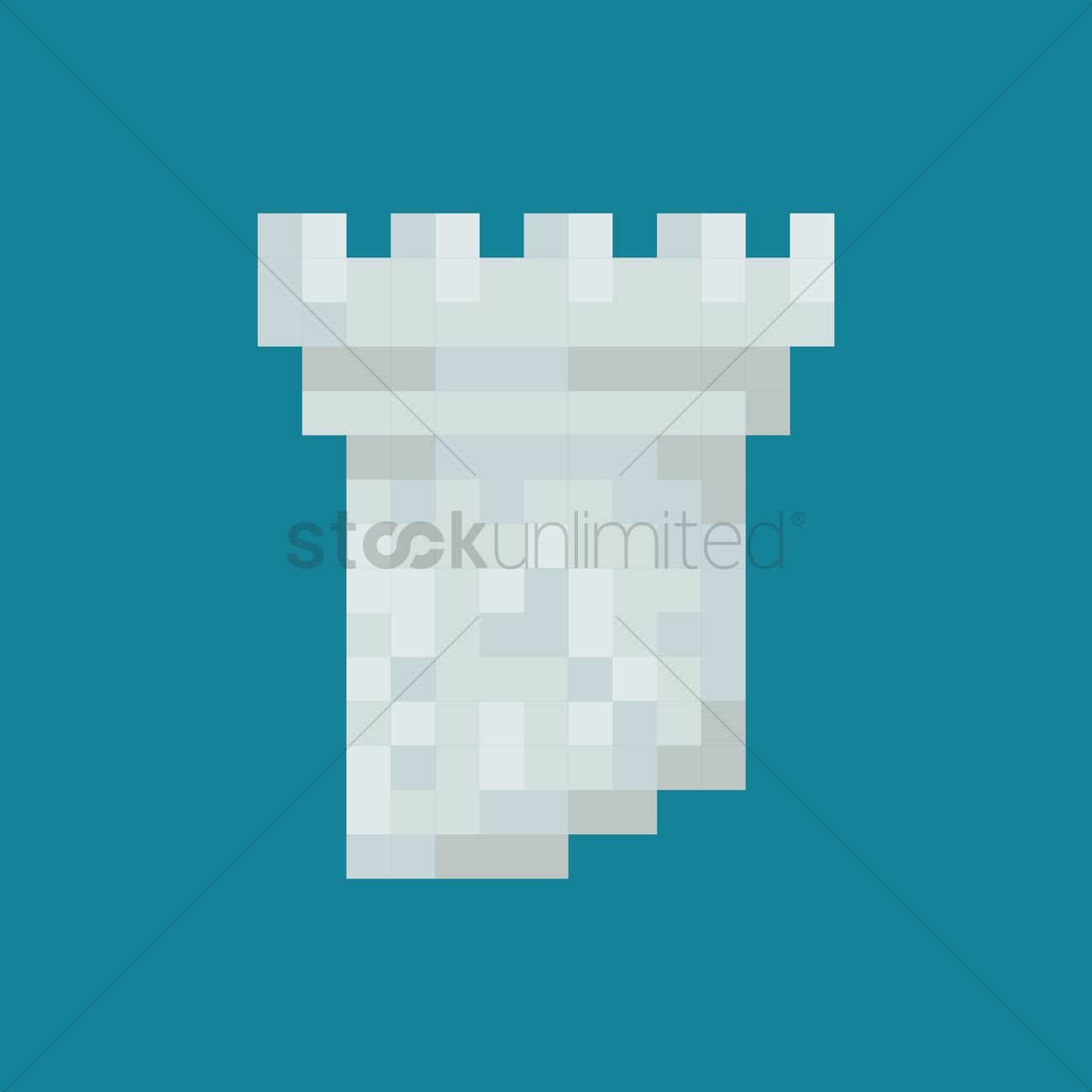 1300x1300 Castle Icon Vector Image