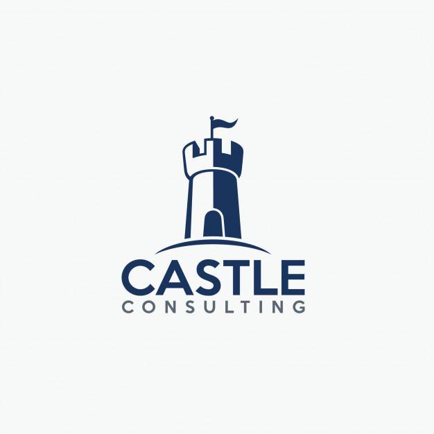 626x626 Castle Logo Vector Premium Download