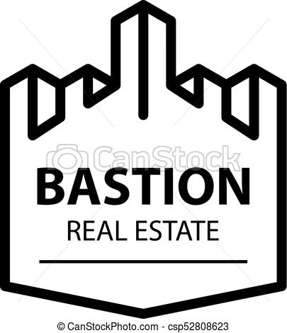 405x470 Castle Tower Bastion Symbol Vector