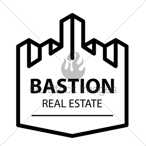 500x500 Castle Tower Bastion Symbol Vector Gl Stock Images