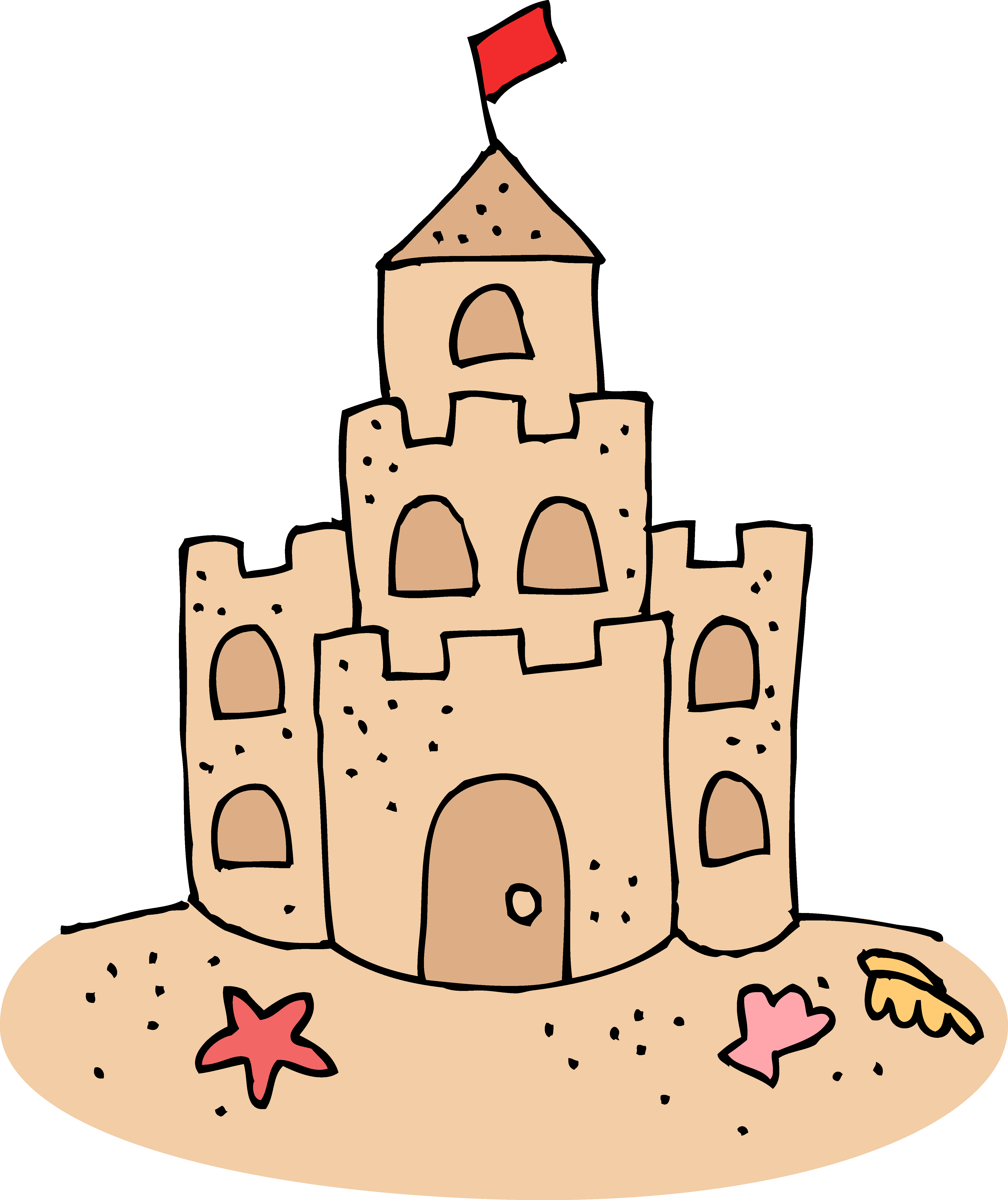 4879x5808 Collection Of Free Castle Vector Colored. Download On Ubisafe