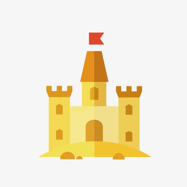 600x600 Castle Flat, Castle Vector, Flat Vector Png And Vector For Free