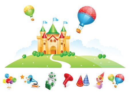 450x333 Free Vector Castle N Toys Graphics 2 Vector