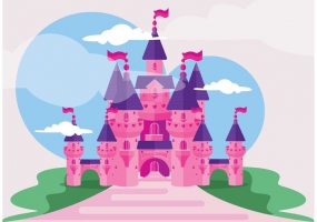 285x200 Princess Castle Background Free Vector Graphic Art Free Download