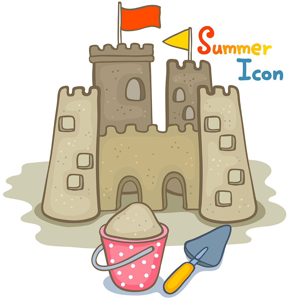 1000x1036 Cartoon Castle Vector Free Download Ai Files
