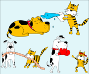 180x150 Free Dog And Cat Clipart And Vector Graphics
