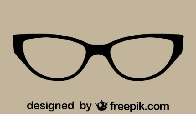 Cat Eye Glasses Vector at GetDrawings | Free download