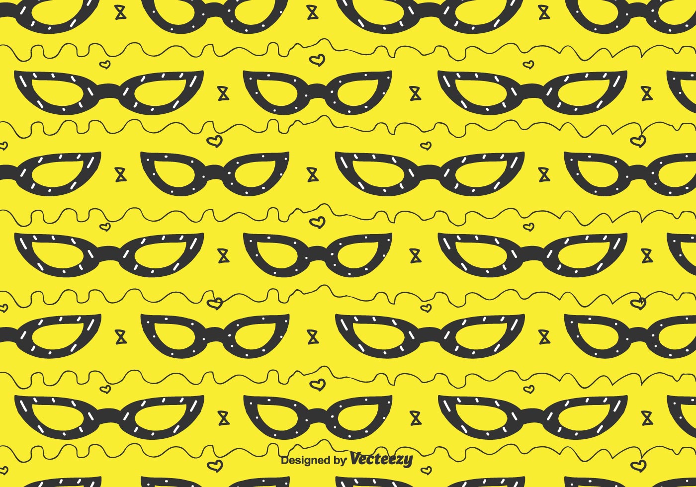 1400x980 Cat Eye Glasses Free Vector Art