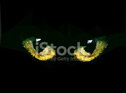 403x299 Polygonal Cat Eyes Vector Background Stock Vectors