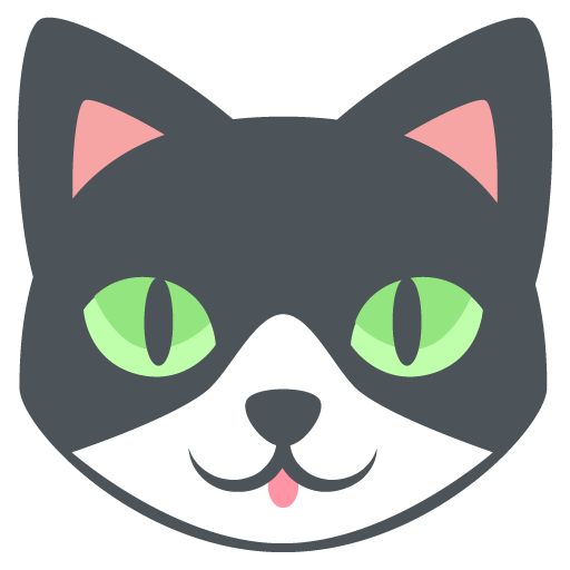 512x512 Cat Face Emoji Vector Icon Free Download Vector Logos Art