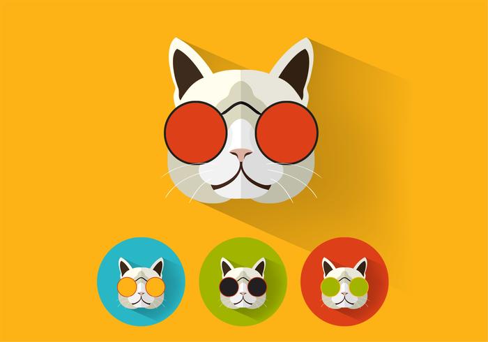 700x490 Cool Cat Icons Vector Pack