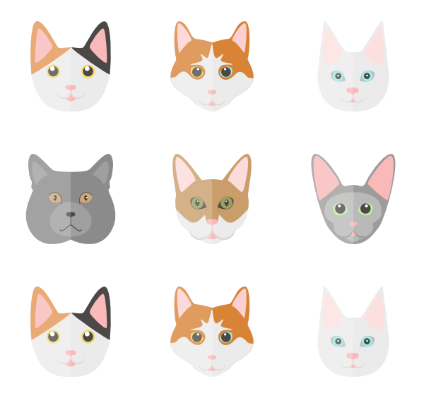 600x564 Cat Icons