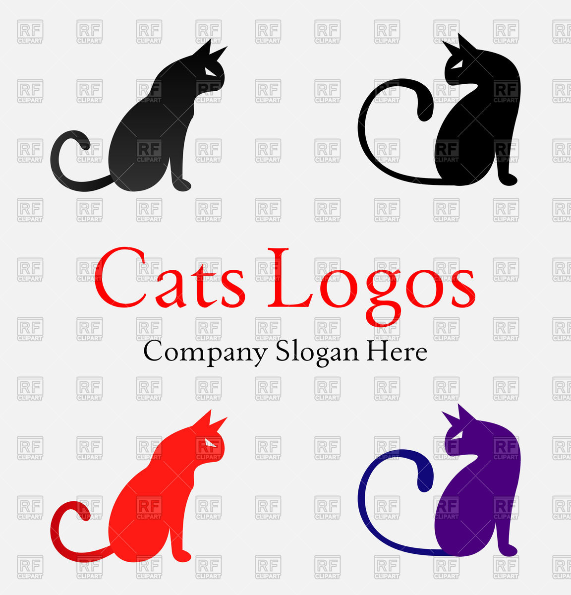 1152x1200 Cat Logo Vector Image Vector Artwork Of Icons And Emblems