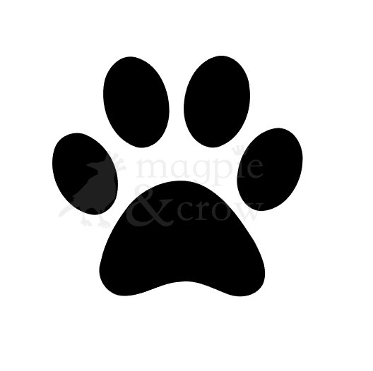 528x526 Paw Print Svg Paw Print Vector Cat Svg Dog Svg Animal Svg
