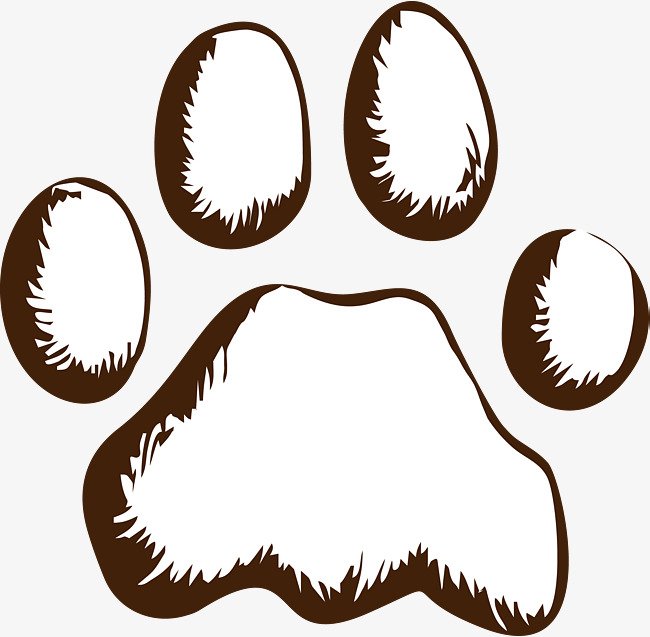 650x637 Hand Painted Cat Paw Prints, Hand Vector, Cat Vector, Paw Vector