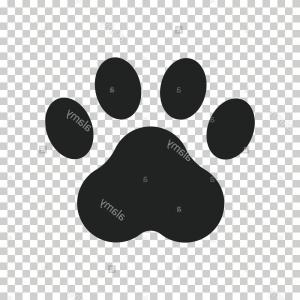 300x300 Stock Photo Paw Print Vector Icon Dog Or Cat Pawprint Illustration