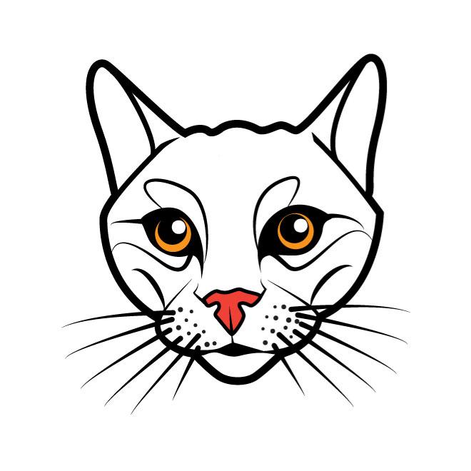 660x660 Cat Vector Graphics