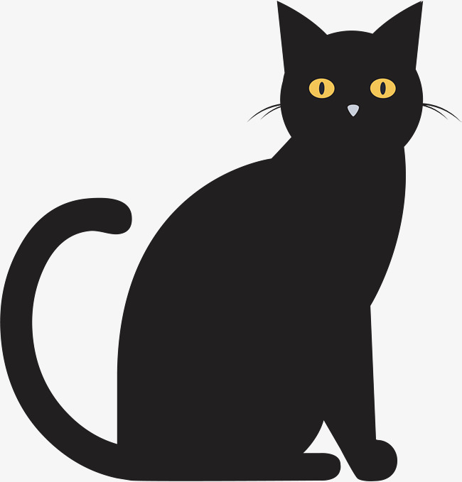 650x679 Dark Cat, Cat Clipart, Vector Png, Black Cat Png And Vector For