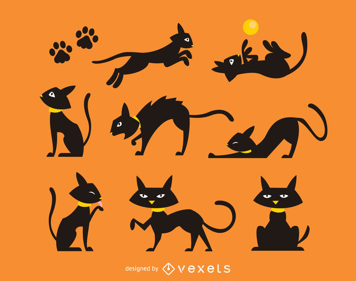 722x570 Free Vector Cats