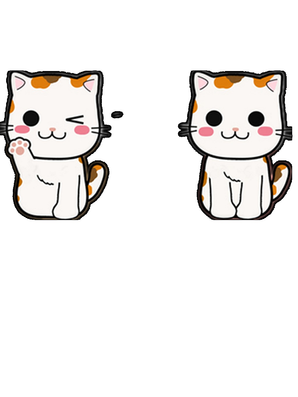 1024x1364 Cartoon Lucky Cat Vector Image Free Download Png Files