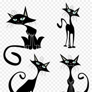 300x300 Png Black Cat Clip Art Cat Vector Sohadacouri