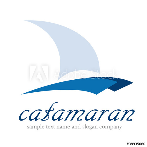 500x500 Logo Catamaran, Yacht And Boat