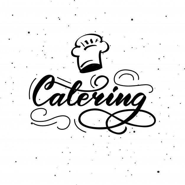 626x626 Lettering Catering. Vector Premium Download