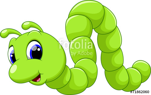 500x316 Cute Caterpillar Cartoon Stock Image And Royalty Free Vector