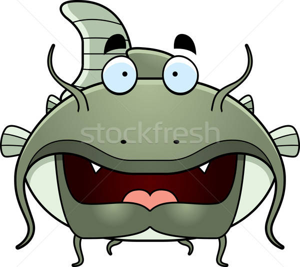 600x533 Cartoon Catfish Vector Illustration Cory Thoman (Cthoman